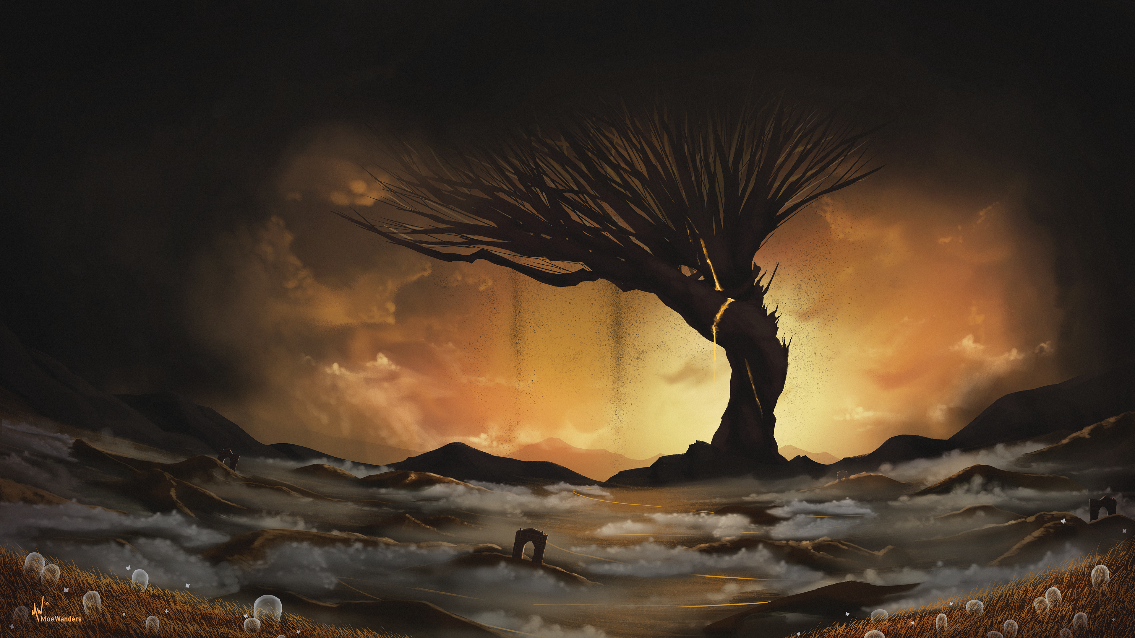 Mobile background image of the blog